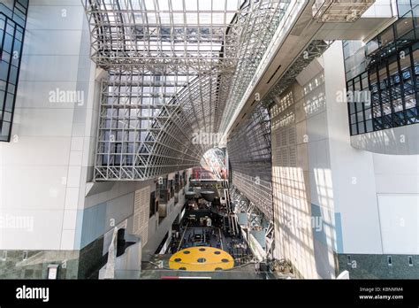 Kyoto Station Massive Building Designed By Hiroshi Hara View From
