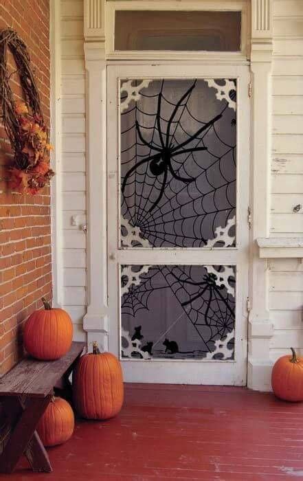 65 Awesome Halloween Front Door Decoration Ideas Scary For This Fall