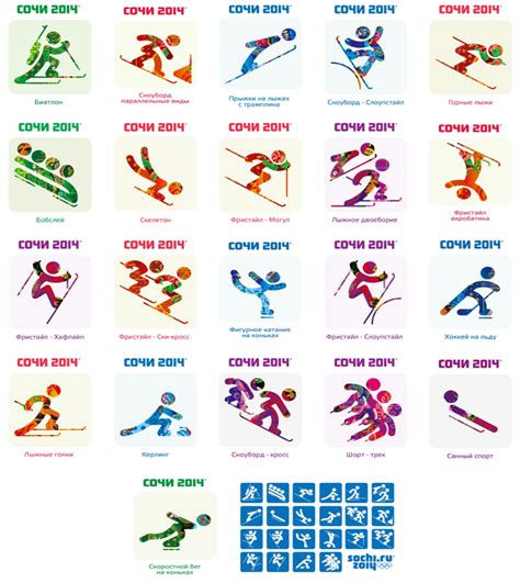 Logos de los juegos olímpicos (emblemas). Pero además, los pictogramas han querido hacer una copia a los utilizados en los Juegos ...