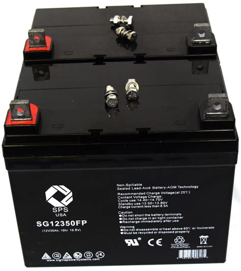 Sps Brand 12v 35ah Replacement Battery For Pride Mobility Victory 10