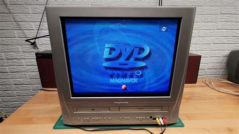 Magnavox MWC 20T6 20 CRT TV DVD VHS Combo DEMO YouTube
