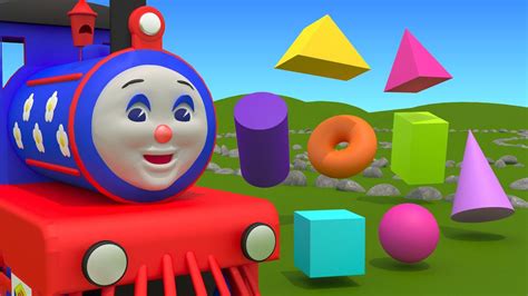 Learn About 3d Shapes With Choo Choo Train Part 1