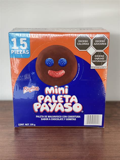 Mini Paleta Payaso Caja Con Piezas Dulcer A Y Chocolatera Caramelle