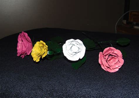 More Metal Roses My Husband Makes And L Paint Metal Roses Painting Rose