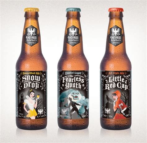 Grimm Brothers Brewhouse Wonderfulness Beer Bottle Design Beer