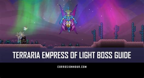 terraria empress of light boss guide corrosion hour