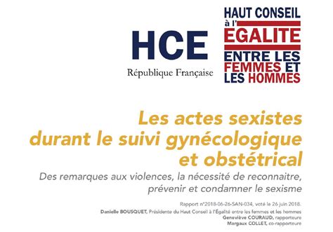 Rapport HCE Conseil National De L Ordre Des Sages Femmes