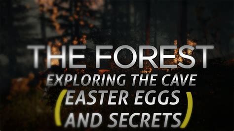 The Forest Exploring The Cave Dead Babyeaster Eggssecrets Youtube