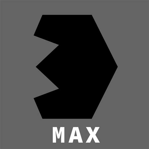 3ds Max Full Logo Black And White Brands Logos