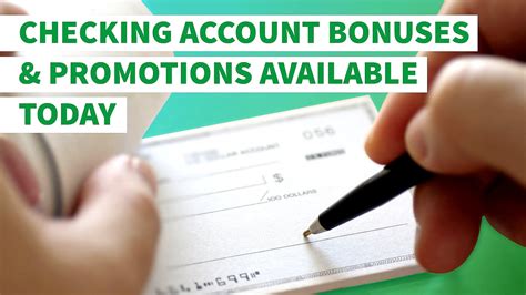 Open A New Bank Account Promotions Bank Choices