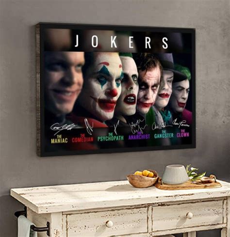 The Maniac Comedian Psychopath Clown Ts Joaquin Joker Etsy