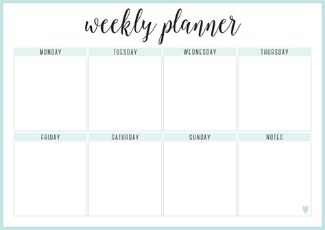 Digital planners for ipad or android tablet. Page 1 | Weekly planner printable, Weekly planner, Weekly ...