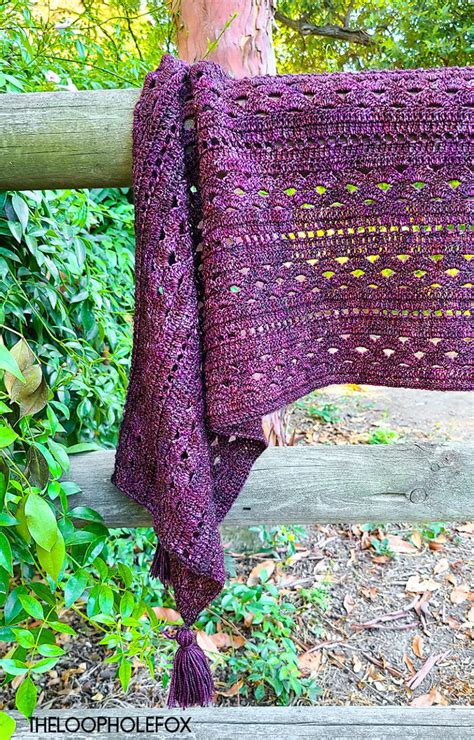 Crochet Rectangle Shawl The Heather Shawl Easy Pattern