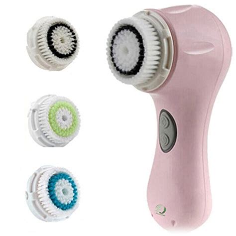 sonic face cleaning brush rechargeable vibration facial cleansing brush pink ebay