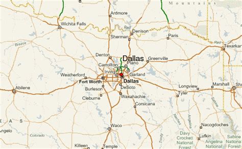 Where Is Dallas On The Map Of Texas Map Of World