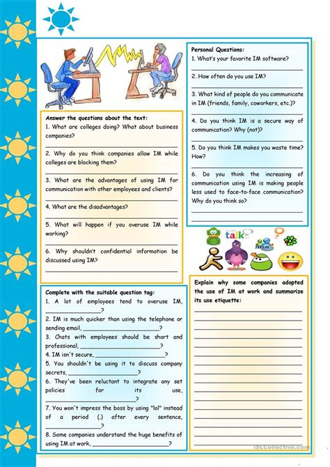 Netiquette: a guide to using IM at work (reading ...