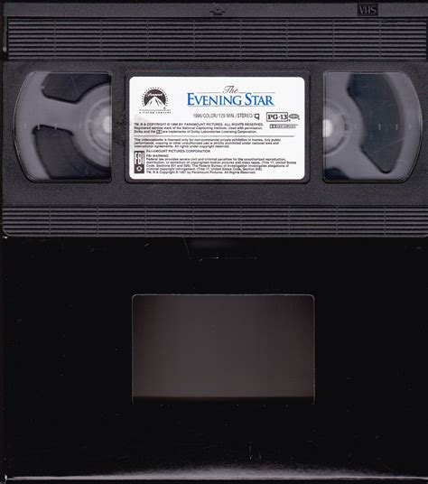 The Evening Star Paramount Pictures Vhs Vhs Tapes