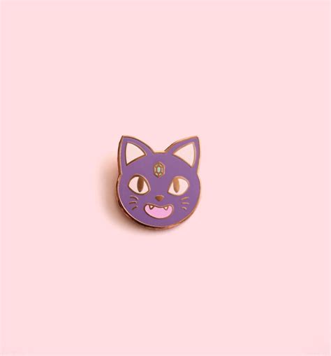 Magic Gem Cat Enamel Pin