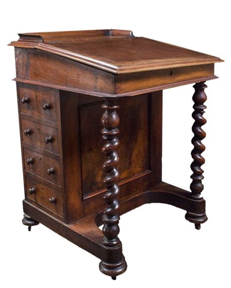 Antique English Davenport Desk On Furniture Repair