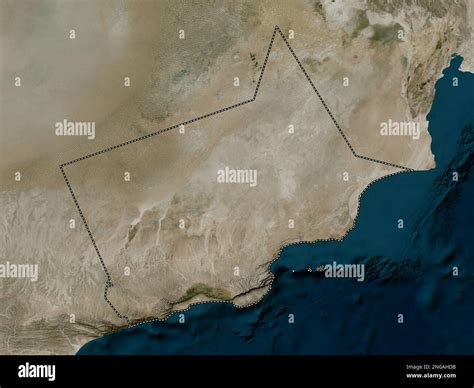 Dhofar Province Of Oman High Resolution Satellite Map Stock Photo Alamy