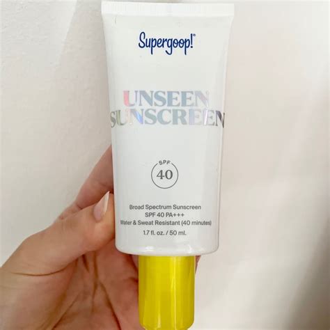 Supergoop Unseen Sunscreen Spf 40 Reviews Abillion