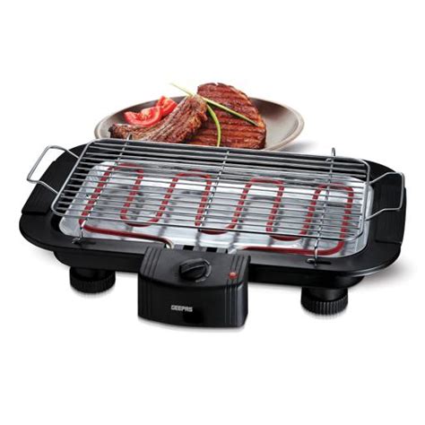 Geepas 2000w Electric Barbecue Grill Table Grill Auto Thermostat