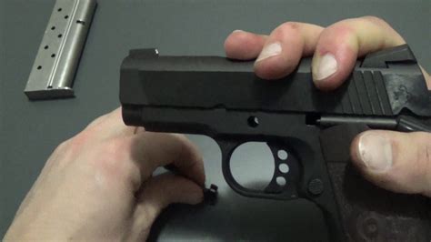 Colt Defender 1911 Disassembly And Assembly Field Strip Cleaning