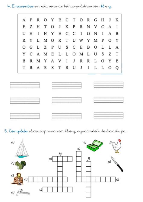 Ficha 2 Ll E Y Worksheet Words Word Search Puzzle Search