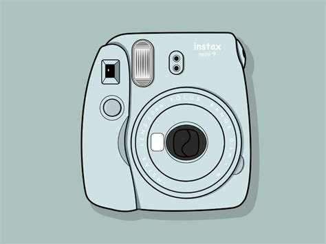 Instax Camera Instax Camera Camera Drawing Camera Illustration