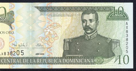 Dominican Republic 10 Pesos Oro Banknote 2000 Mellaworld Banknotes