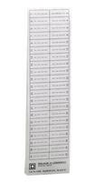 Electrical panel legend template electric schedule excel. LSDL - SQUARE D BY SCHNEIDER ELECTRIC - Circuit Breaker Accessory, Label, QO Series