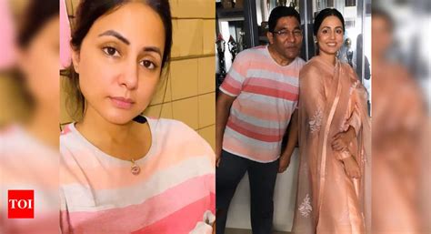 Hina Khan Gets Emotional About Her Father During Her First Shoot After