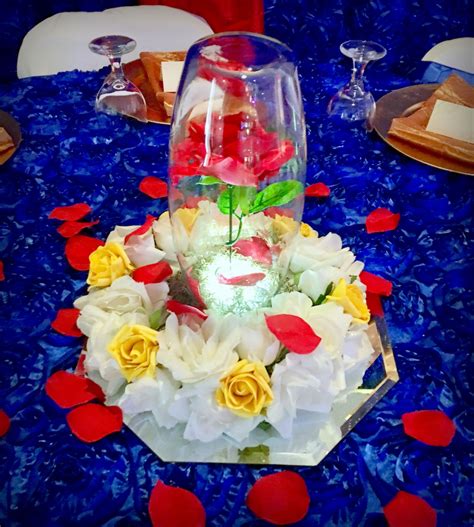 Beauty And The Beast Centerpiece Birthday Party Planning Wedding