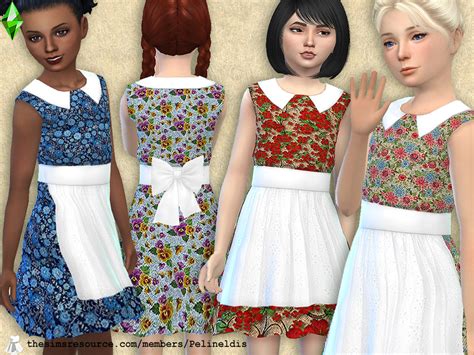 The Sims Resource Farm Dress With Apron