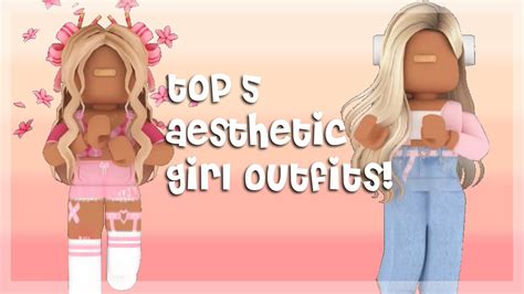 Top 5 Aesthetic Roblox Girl Outfits Iimillz Youtube