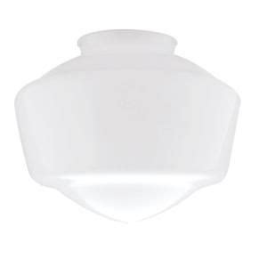 It has a remote for control this topic is to discuss the hampton bay/home decorators zigbee ceiling fan controller. Hunter Schoolhouse Globe Light Cover-22515 - The Home ...