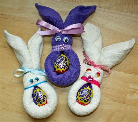 Craft And Activities For All Ages Face Cloth Easter Bunnies Easy And