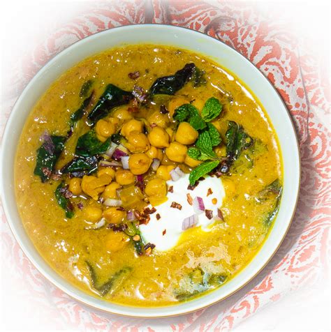 A Signature Dish Spiced Chickpea Stew With Coconut And Turmeric Blue Cayenne