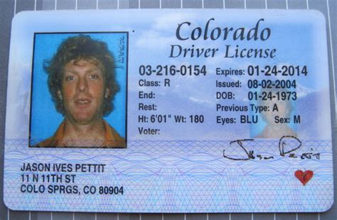 Colorado Drivers License Template Singleslasopa