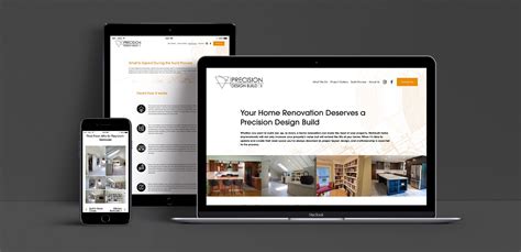 Precision Design Build Website Design Tingalls Graphic Design