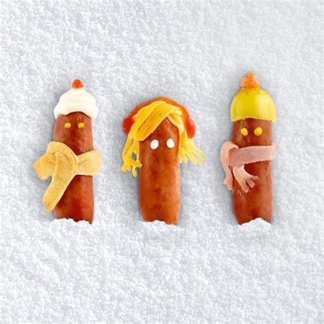 Even Sausages Can Have Fun In The Snow Merry Christmas From
