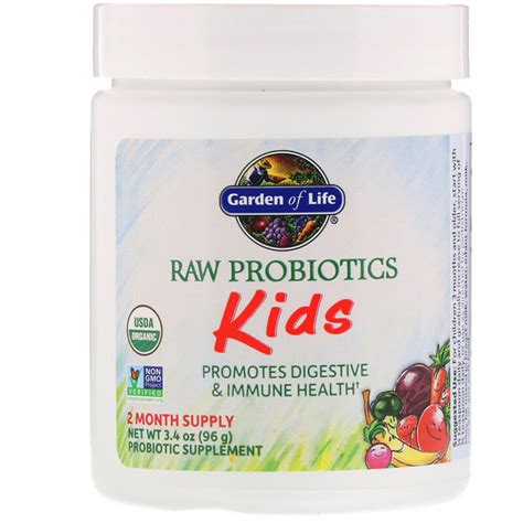 Garden Of Life Probióticos Raw Niños 34 Oz 96 G Iherb