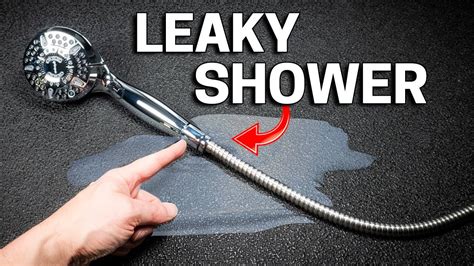How To Fix A Leaking Shower Hose In Two Minutes Youtube