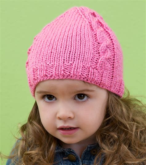 How To Knit A Cabled Baby Beanie Free Pattern Knitting Bee