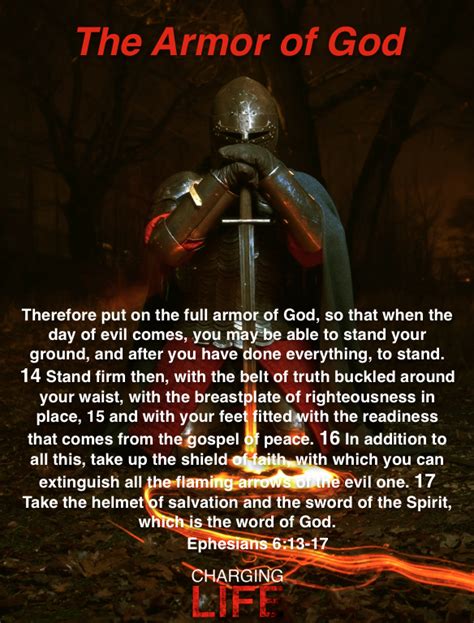 Put On The Full Armor Of God Spiritual Warfare Prayers