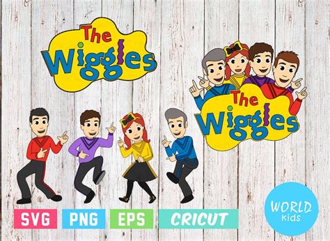 The Wiggles Svg The Wiggles Clip Art The Wiggles For Cricut Etsy