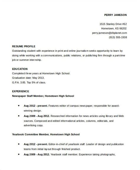 Highlight résumé wizard and click open. resume template for high school student doc - Bgitu