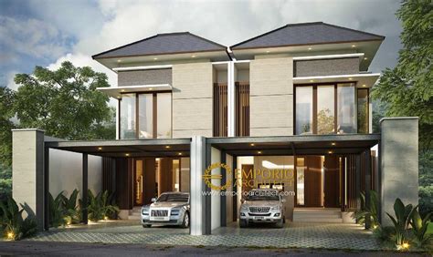 Desain rumah lebar 5 meter minimalis modern. 5 Desain Rumah Minimalis 2 Lantai Terbaik Pada Lebar Lahan ...