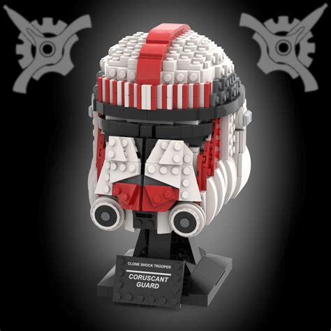 Lego Moc Coruscant Guard Helmet Collection By Breaaad Rebrickable