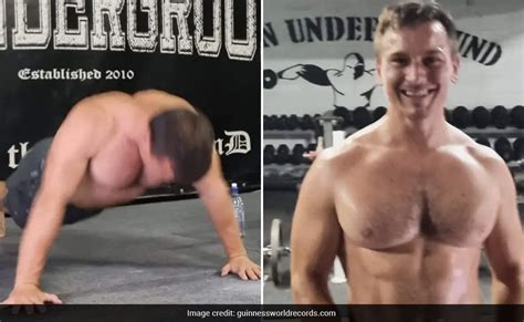Australian Man Did Push Ups In One Hour Set World Record Daily News